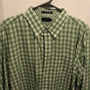 Green Dress Shirt. Barely Worn. LINCS
